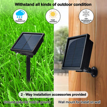 Load image into Gallery viewer, Solar Rope Lights 23m/75.5FT 200LED,8 model 2400mah high capacity battery lights for indoor/outdoor decorations Christmas Lighting for outdoor Garden, Patio, Party, Waterproof white
