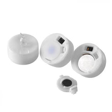 Load image into Gallery viewer, 24 PCS Flameless Smokeless Flickering Flashing LED Tealight Candles Battery Operated for Wedding