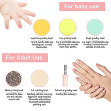 Load image into Gallery viewer, Baby Nail Clippers Baby Nail File Trimmer Electric Baby Nail Trimmer Safe for Newborn Toddler Toes Fingernails Care Trim Polish -Battery Operated (AA)
