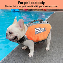 Load image into Gallery viewer, M Size Dog Life Jacket Reflective Safety Vest with Adjustable Buckles & Durable Rescue Handle Swimming Surfing Boating
