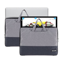 Load image into Gallery viewer, Laptop Sleeve, IMAGE 14 Inch Laptop Sleeve Travel Storage Case Pouch Cover with Pockets, Waterproof and Durable, Protective Sleeve Case for A4 Tracing Pad Coloring Board, Notebook, Ultrabook and Macbook Air (Black)