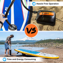Load image into Gallery viewer, Digital Electric Air Pump Intelligent Dual Stage & Auto-Off Function for Paddle Boards Inflatable Boat Kayaks