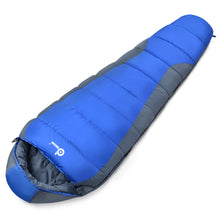 Load image into Gallery viewer, Ultra Warm Cold Weather 23F Mummy Sleeping Bag ¨C Windproof, Waterproof, Super Comfortable Bag with Compression Sack for Camping, Traveling, Survival and Outdoor Activities