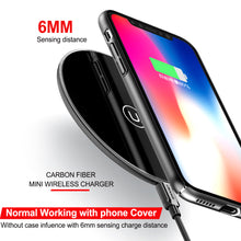 Load image into Gallery viewer, Qi Fast Wireless Charger Charging Pad For iPhone X 8 Plus & Galaxy S9 S8 Note 8