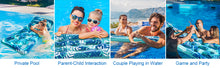 Load image into Gallery viewer, Pool Lounge Float, CAMULAND 70 Inches X 30 Inches Inflatable Lounge Pool with Headrest, Floating Pool Lounge Chair for Men and Women