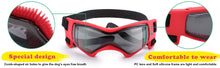 Load image into Gallery viewer, Ownpets Googles for Dogs, Pet UV Snow Wind Dust Protection Glasses Adjustable Strap Safety Red, Sunglasses for Small and Medium Dog