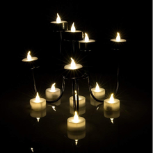 Load image into Gallery viewer, AGPtEK Timer Flickering Flameless LED Candles Battery-Operated Tealights for Party Home Decoration 24pcs(Warm White)