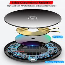 Load image into Gallery viewer, Qi Fast Wireless Charger Charging Pad For iPhone X 8 Plus & Galaxy S9 S8 Note 8