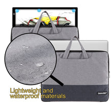 Load image into Gallery viewer, Laptop Sleeve, IMAGE 14 Inch Laptop Sleeve Travel Storage Case Pouch Cover with Pockets, Waterproof and Durable, Protective Sleeve Case for A4 Tracing Pad Coloring Board, Notebook, Ultrabook and Macbook Air (Black)