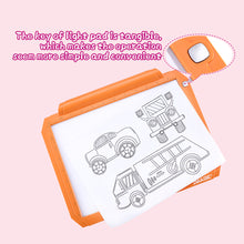 Load image into Gallery viewer, Orange A4 Led Tracing Light Pad Box Dimmable Brightness Drawing Sketching Animation