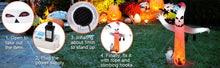 Load image into Gallery viewer, 8FT Inflatable Halloween Decorations, CAMULAND Halloween Ghost inflatable Built-in LED Lights with Ground Stakes, Ropes and Sandbags, LED Lights Blow Up outdoor Decor for Yard, Gardens and Lawns