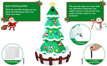 Load image into Gallery viewer, CAMULAND 7ft Giant Inflatable Christmas Tree with Built-in LED Lights, Blow Up Inflatable Christmas Decorations for Indoor and Outdoor Use