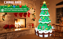 Load image into Gallery viewer, CAMULAND 7ft Giant Inflatable Christmas Tree with Built-in LED Lights, Blow Up Inflatable Christmas Decorations for Indoor and Outdoor Use