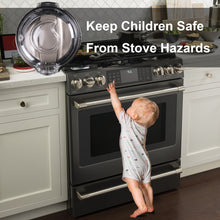 Load image into Gallery viewer, 5 Pack Kitchen Gas Electric Stove Knob Safety Covers for Baby Kids Cap Locks