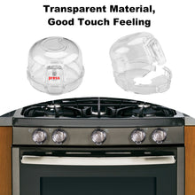 Load image into Gallery viewer, 5 Pack Kitchen Gas Electric Stove Knob Safety Covers for Baby Kids Cap Locks