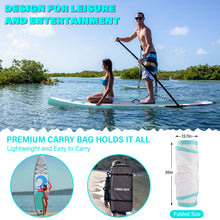 Load image into Gallery viewer, CAMULAND 10’6” x 32”x 6” Paddle Boards for Adults with Premium SUP Accessories and Backpack, Inflatable Paddle Board Stand up Adults with Adjustable Paddle and Removable Fin