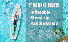 Load image into Gallery viewer, CAMULAND 10’6” x 32”x 6” Paddle Boards for Adults with Premium SUP Accessories and Backpack, Inflatable Paddle Board Stand up Adults with Adjustable Paddle and Removable Fin