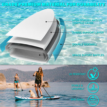 Load image into Gallery viewer, CAMULAND Paddle Boards for Adults with Premium SUP Accessories and Backpack, Inflatable Paddle Board Stand up Adults with Adjustable Paddle and Removable Fin Orange