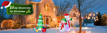 Load image into Gallery viewer, Christmas Inflatables, CAMULAND 6FT Inflatable Christmas Decorations Inflatable Snowman with Built-in LED Lights, Outdoor Christmas Decorations Blow-up Decor for Yard, Garden and Party