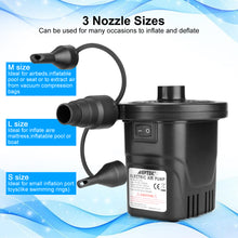 Load image into Gallery viewer, USB Rechargeable Cordless Electric Air Pump inflatables Deflator Bed Mattress