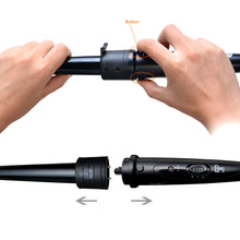 Load image into Gallery viewer, 5 IN 1 Curling Iron Wand Set Hair Curler Set w/ 5 Interchangeable Barrels Roller