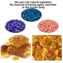 Load image into Gallery viewer, Bule Hard Wax Beans Hair Removal Painless Wax Warmer Waxing Beans Natural Pearl