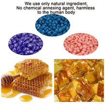 Load image into Gallery viewer, Purple Hard Wax Beans Hair Removal Painless Wax Warmer Waxing Beans Natural Pearl