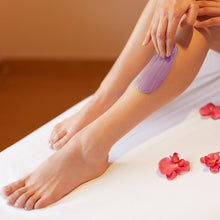 Load image into Gallery viewer, Purple Hard Wax Beans Hair Removal Painless Wax Warmer Waxing Beans Natural Pearl