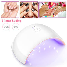 Load image into Gallery viewer, Professional Nail Lamp UV LED Light Nail Curing Acrylic Gel Polish Dryer Machine