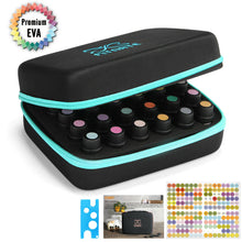 Load image into Gallery viewer, Essential Oils Storage for 30 Bottles Carrying Case+Oil Bottle Opener Cap Labels