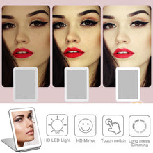 Load image into Gallery viewer, USB Charging 32LED Makeup Mirrors Portable Vanity Lighted Illuminated Standing