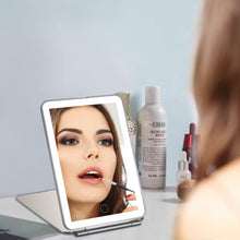 Load image into Gallery viewer, USB Charging 32LED Makeup Mirrors Portable Vanity Lighted Illuminated Standing