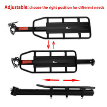 Load image into Gallery viewer, Mountain Bike Bicycle Rear Rack Seat Post Mount Pannier Luggage Carrier Alloy