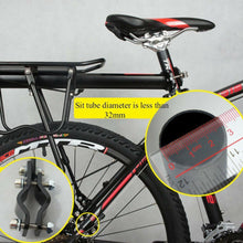 Load image into Gallery viewer, Mountain Bike Bicycle Rear Rack Seat Post Mount Pannier Luggage Carrier Alloy