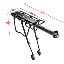 Load image into Gallery viewer, Mountain Bike Bicycle Rear Rack Seat Post Mount Pannier Luggage Carrier Alloy