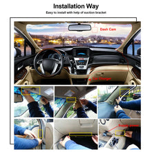 Load image into Gallery viewer, Black 4 in Vehicle 1080P Car Dashboard DVR Camera Video Recorder Dash Cam G-Sensor