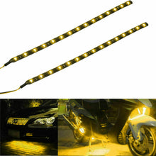 Load image into Gallery viewer, 10pcs 12V Flexible LED Strip Light 12" 15SMD Waterproof For Car Boat Motor Truck