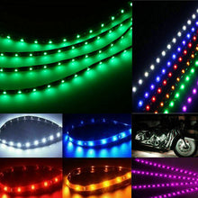 Load image into Gallery viewer, 10pcs 12V Flexible LED Strip Light 12" 15SMD Waterproof For Car Boat Motor Truck