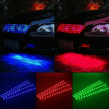 Load image into Gallery viewer, 10pcs 12V Flexible LED Strip Light 12" 15SMD Waterproof For Car Boat Motor Truck