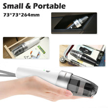 Load image into Gallery viewer, Black Color Portable Handheld Vacuum Cleaner Mini Cordless Car Home Home Dust Pet Hair
