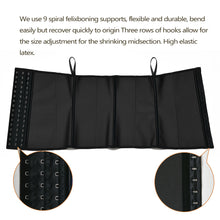 Load image into Gallery viewer, Odoland® Women Body Shaper Latex Sport Girdle Waist Training Corset Waist Shaper Underbust Shapewear