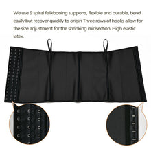 Load image into Gallery viewer, Size M Women Body Shaper Latex Sport Girdle Waist Training Corset Waist Shaper Underbust Shapewear