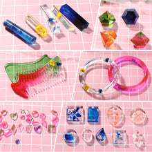 Load image into Gallery viewer, 155pcs DIY Silicone Casting Molds Tool Jewelry Making Mould Set Glitter Flower