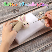 Load image into Gallery viewer, Needle Felting Kit 24 Colors Wool Roving Felt Starter Kit Tools with Fibre Yarn DIY