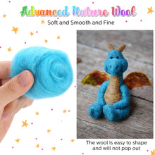 Load image into Gallery viewer, Needle Felting Kit 24 Colors Wool Roving Felt Starter Kit Tools with Fibre Yarn DIY