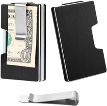 Load image into Gallery viewer, FITNATE Money Clip Carbon Fiber Wallet Pocket RIFD Blocking Card Holder Minimalist