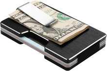 Load image into Gallery viewer, FITNATE Money Clip Carbon Fiber Wallet Pocket RIFD Blocking Card Holder Minimalist