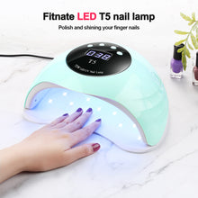 Load image into Gallery viewer, Green LED Nail Lamp 48W UV LED Gel Nail Lamp with 4 Timers 10s/30s/60s/99s Auto Sensor