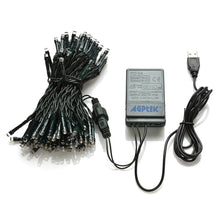 Load image into Gallery viewer, Agptek 32FT Cool White 100 LED Battery Operated String Light