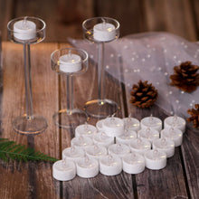 Load image into Gallery viewer, AGPtEK 24pcs Timer Flickering Flameless LED Candles Battery-Operated Tealights for Wedding Holiday Party Home Decoration (Cool White)